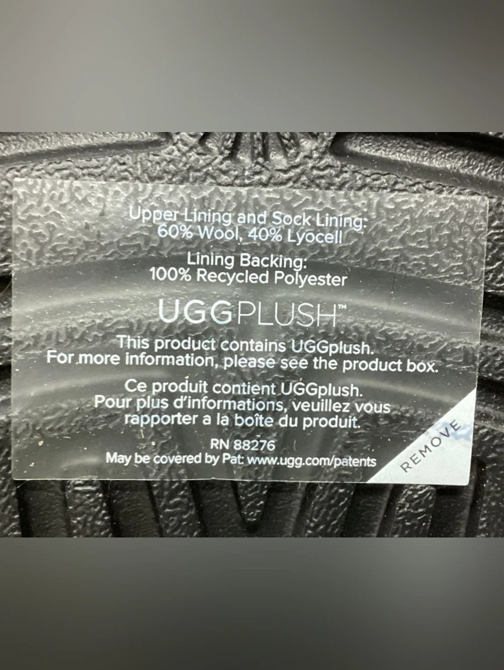UGG suede upper